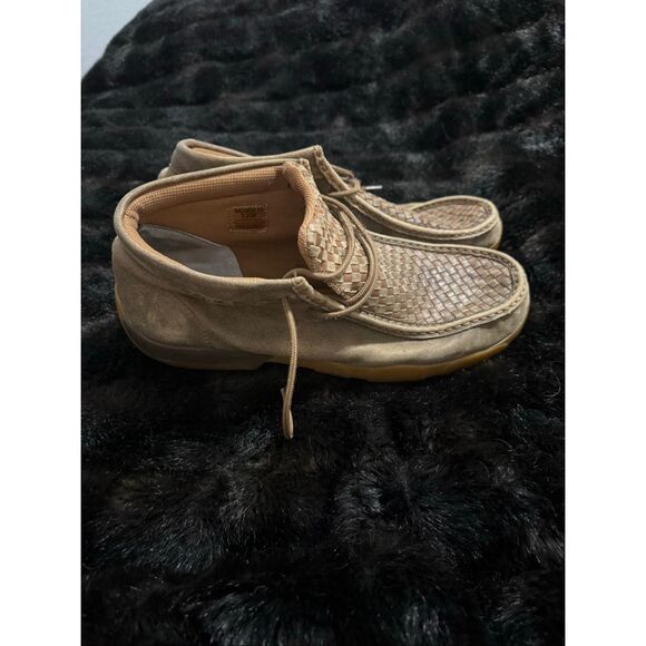 Twisted X Woven top Driving Chukka Boots 12 W  Men\'s in bomber tan colorway main image 5